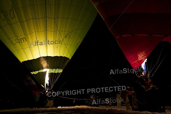 2014-01-15 Hot air balloon festival in the Tannheim Valley, Austria