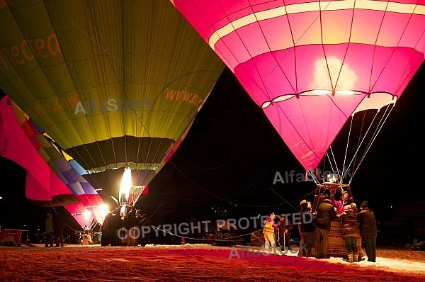 2014-01-15 Hot air balloon festival in the Tannheim Valley, Austria