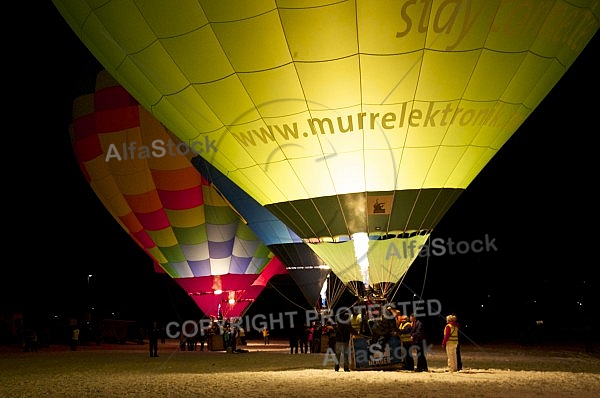 2014-01-15 Hot air balloon festival in the Tannheim Valley, Austria