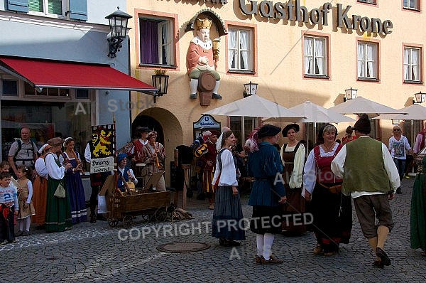 2014-09-06 Festumzüge in Füssen, Bavaria, Germany