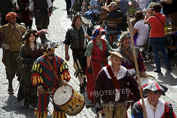 2014-09-06 Festumzüge in Füssen, Bavaria, Germany