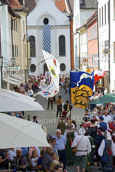 2014-09-06 Festumzüge in Füssen, Bavaria, Germany