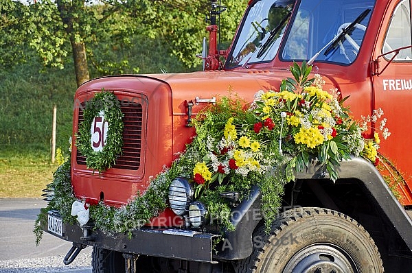 2015-08-08+09 Oldtimertreffen am Feuerwehrhaus Seeg, Bavaria, Germany,  Fire apparatus