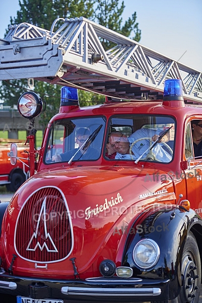 2015-08-08+09 Oldtimertreffen am Feuerwehrhaus Seeg, Bavaria, Germany,  Fire apparatus