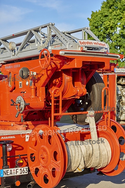 2015-08-08+09 Oldtimertreffen am Feuerwehrhaus Seeg, Bavaria, Germany,  Fire apparatus