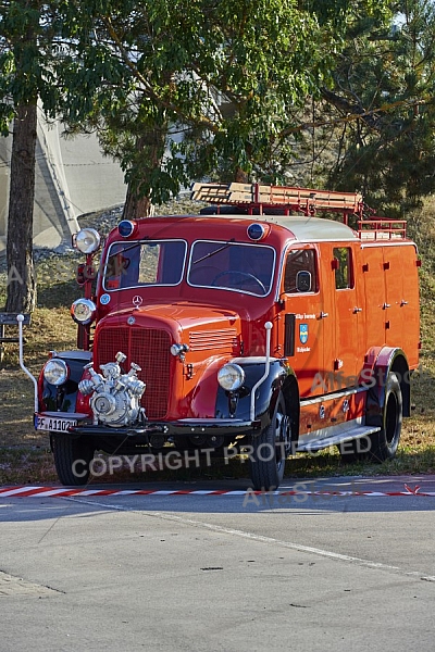 2015-08-08+09 Oldtimertreffen am Feuerwehrhaus Seeg, Bavaria, Germany,  Fire apparatus