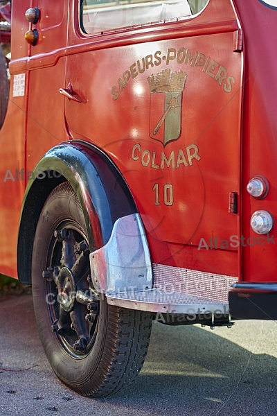 2015-08-08+09 Oldtimertreffen am Feuerwehrhaus Seeg, Bavaria, Germany,  Fire apparatus