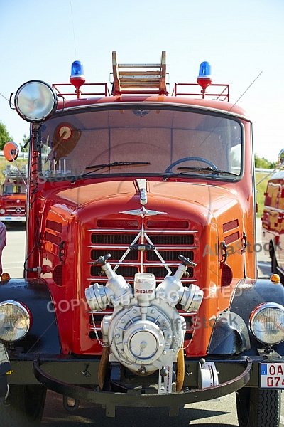 2015-08-08+09 Oldtimertreffen am Feuerwehrhaus Seeg, Bavaria, Germany,  Fire apparatus