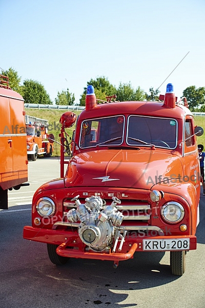 2015-08-08+09 Oldtimertreffen am Feuerwehrhaus Seeg, Bavaria, Germany,  Fire apparatus