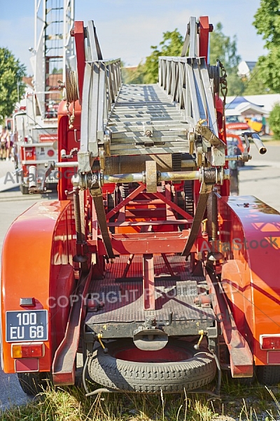 2015-08-08+09 Oldtimertreffen am Feuerwehrhaus Seeg, Bavaria, Germany,  Fire apparatus