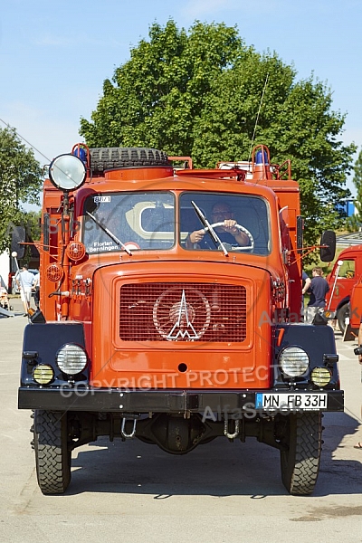 2015-08-08+09 Oldtimertreffen am Feuerwehrhaus Seeg, Bavaria, Germany,  Fire apparatus