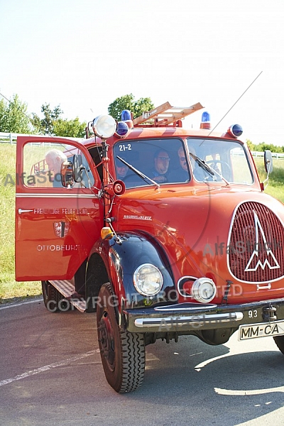 2015-08-08+09 Oldtimertreffen am Feuerwehrhaus Seeg, Bavaria, Germany,  Fire apparatus