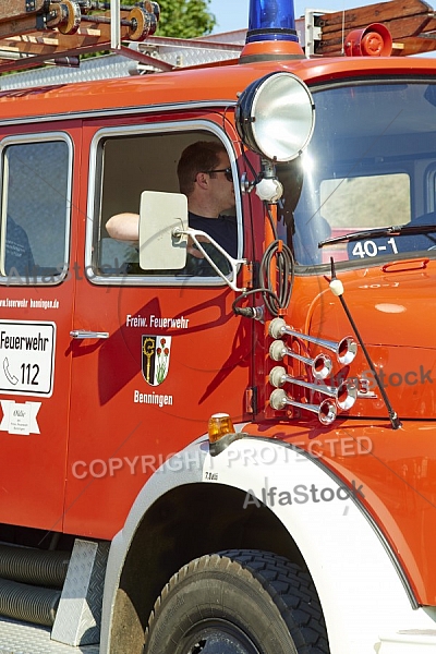 2015-08-08+09 Oldtimertreffen am Feuerwehrhaus Seeg, Bavaria, Germany,  Fire apparatus