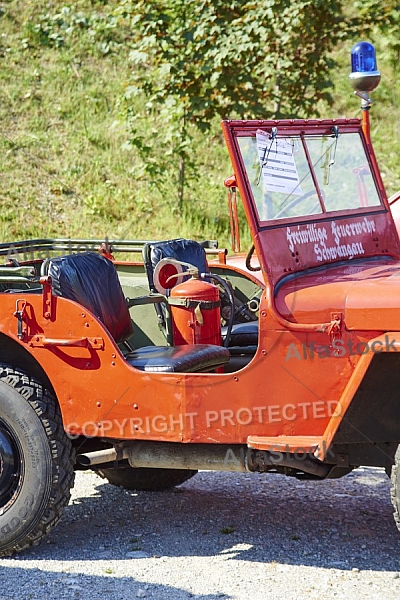 2015-08-08+09 Oldtimertreffen am Feuerwehrhaus Seeg, Bavaria, Germany,  Fire apparatus