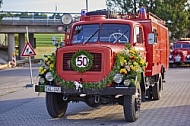 2015-08-08+09 Oldtimertreffen am Feuerwehrhaus Seeg, Bavaria, Germany,  Fire apparatus