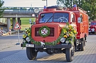 2015-08-08+09 Oldtimertreffen am Feuerwehrhaus Seeg, Bavaria, Germany,  Fire apparatus