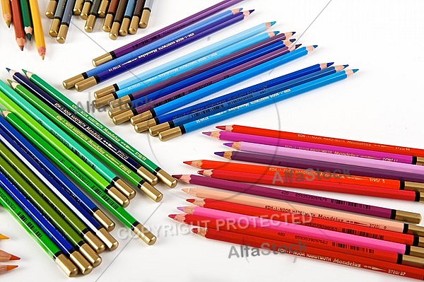 Aquarell coloured pencil