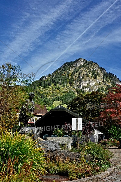 Bad Hindelang in Bavaria in Germany