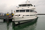 Boat on the Lake Constance in Germany