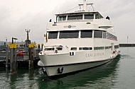 Boat on the Lake Constance in Germany