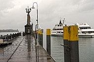 Boat on the Lake Constance in Germany