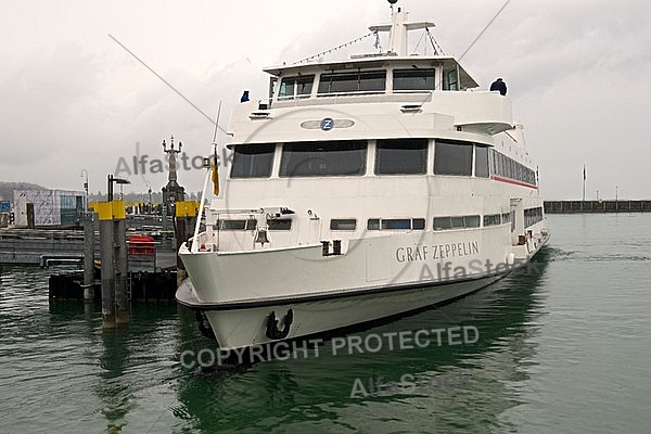 Boat on the Lake Constance in Germany