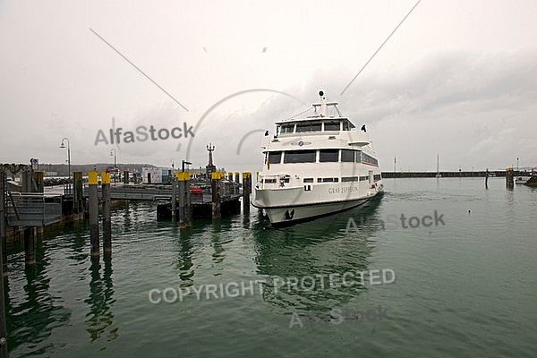 Boat on the Lake Constance in Germany