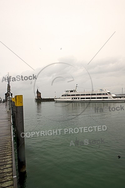 Boat on the Lake Constance in Germany