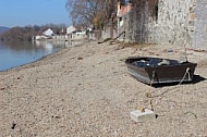 Boat, River bank