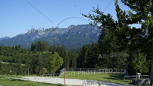 Buchenberg in Buching, Buchenberg Alm, Allgäu, Bavaria, Germany