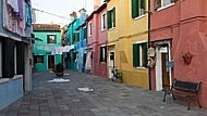 Burano in the Venetian Lagoon, Italy