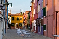 Burano in the Venetian Lagoon, Italy