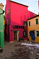 Burano in the Venetian Lagoon, Italy