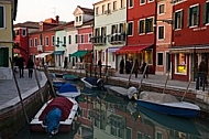 Burano in the Venetian Lagoon, Italy