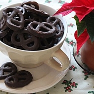 Chocolate pretzel