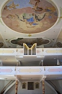 Church, Roßhaupten, Rosshaupten, Ostallgäu in Bavaria in Germany.