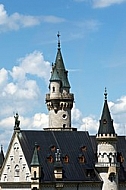 Famous Neuschwanstein Castle in Schwangau, Germany