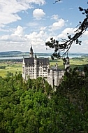 Famous Neuschwanstein Castle in Schwangau, Germany