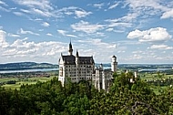 Famous Neuschwanstein Castle in Schwangau, Germany