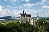 Famous Neuschwanstein Castle in Schwangau, Germany