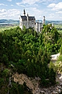 Famous Neuschwanstein Castle in Schwangau, Germany