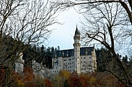 Famous Neuschwanstein Castle in Schwangau, Germany