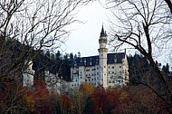 Famous Neuschwanstein Castle in Schwangau, Germany