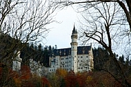 Famous Neuschwanstein Castle in Schwangau, Germany