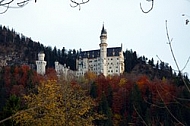 Famous Neuschwanstein Castle in Schwangau, Germany