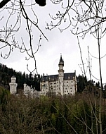 Famous Neuschwanstein Castle in Schwangau, Germany