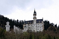 Famous Neuschwanstein Castle in Schwangau, Germany