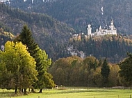 Famous Neuschwanstein Castle in Schwangau, Germany