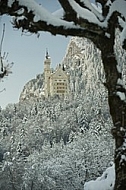 Famous Neuschwanstein Castle in Schwangau, Germany