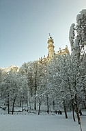 Famous Neuschwanstein Castle in Schwangau, Germany